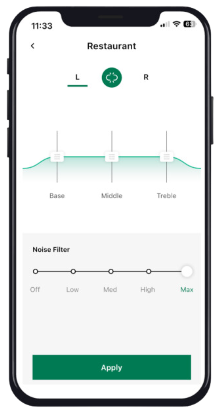 Customizable app options by clarity zeep
