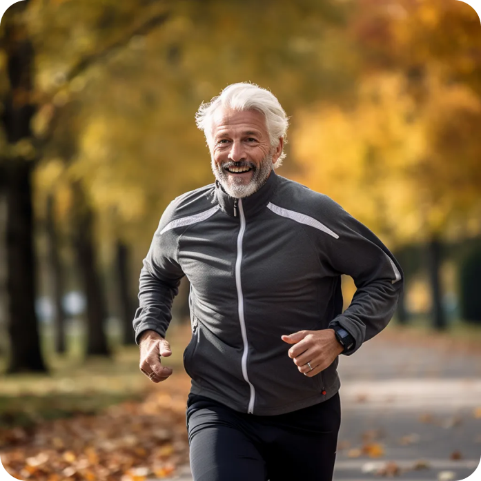 a man using zeep clarity one hearing aid